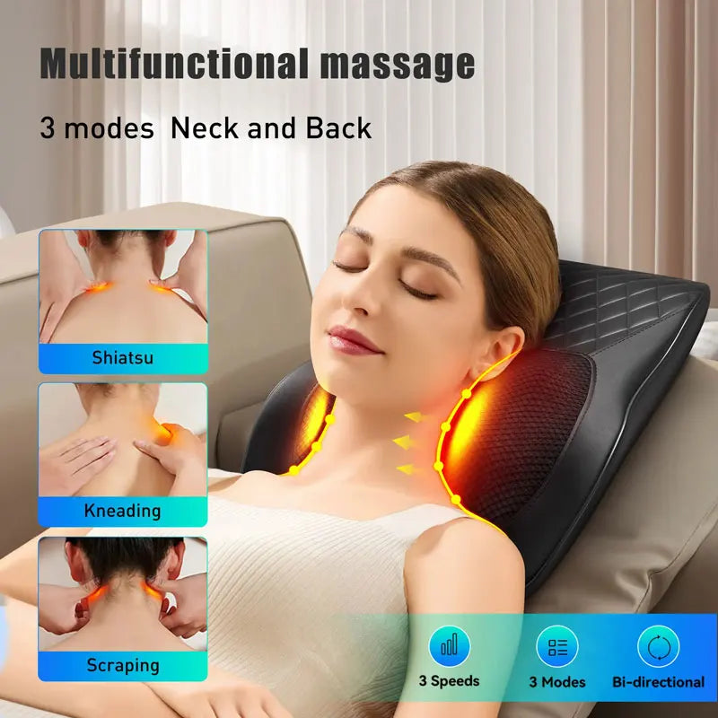 HeatKnead Memory Foam Neck Massager
