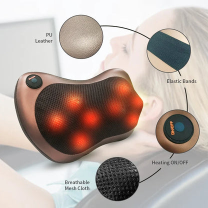 HeatKnead Massage Pillow
